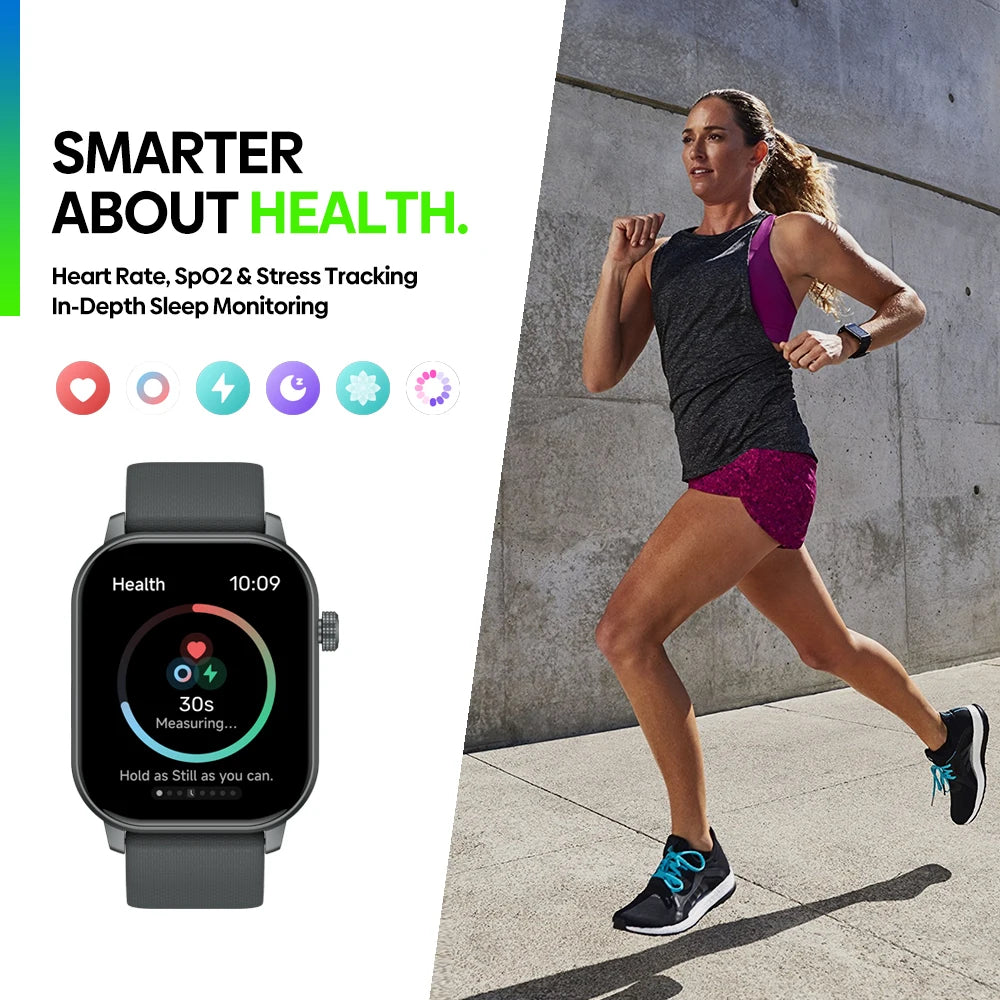 New 2025 Zeblaze GTS 3 GPS 2.01" Screen Sports Smartwatch Make/Receive Phone Calls Heart Rate SpO2 Stress Tracking Smart Watch