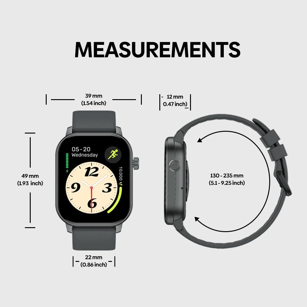 New 2025 Zeblaze GTS 3 GPS 2.01" Screen Sports Smartwatch Make/Receive Phone Calls Heart Rate SpO2 Stress Tracking Smart Watch