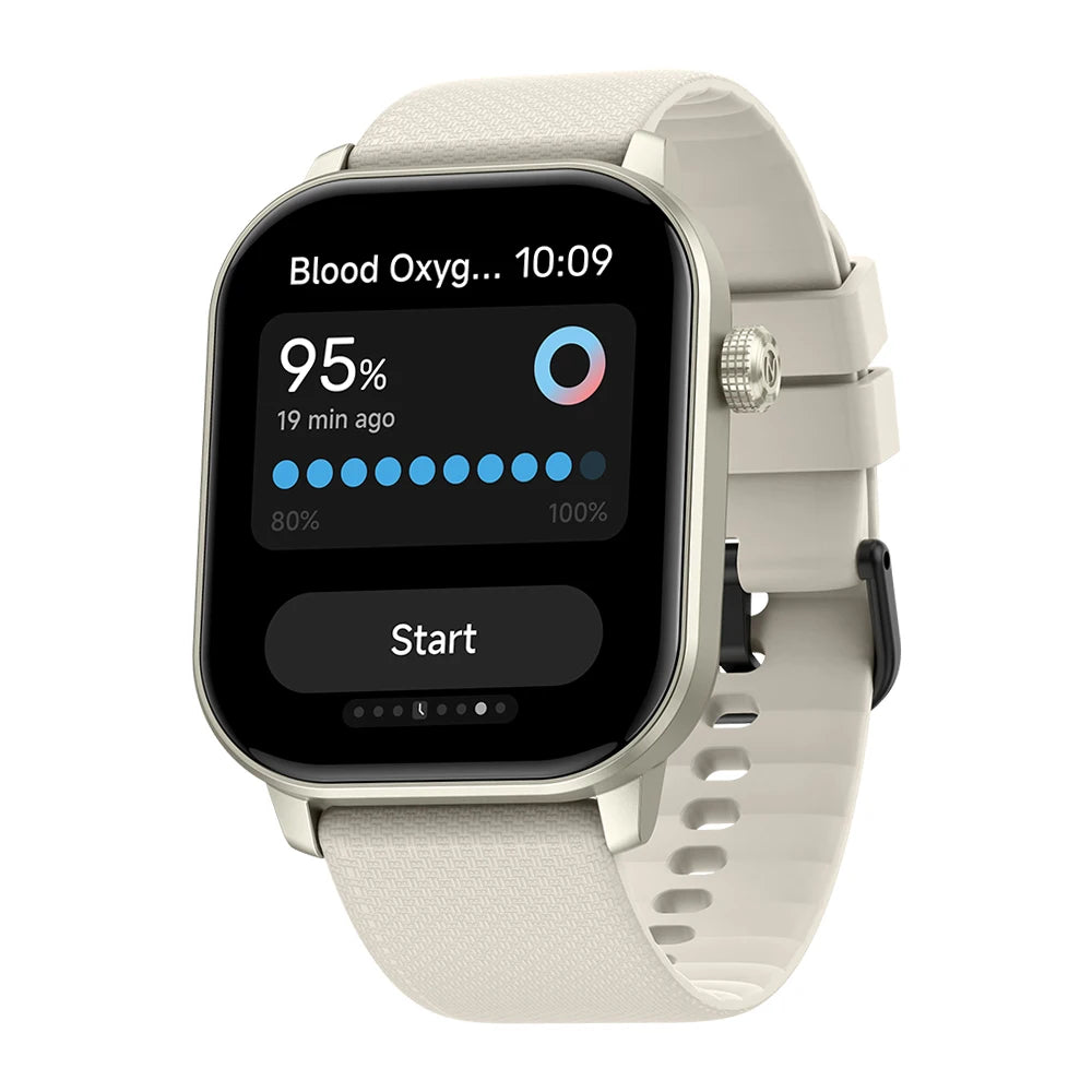 New 2025 Zeblaze GTS 3 GPS 2.01" Screen Sports Smartwatch Make/Receive Phone Calls Heart Rate SpO2 Stress Tracking Smart Watch